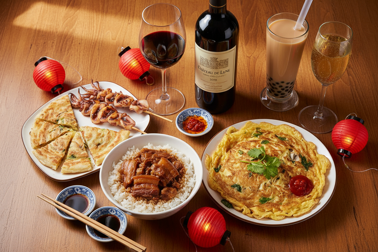 【餐酒搭配】 最台指南 : 當夜市小吃遇上葡萄酒世界名莊