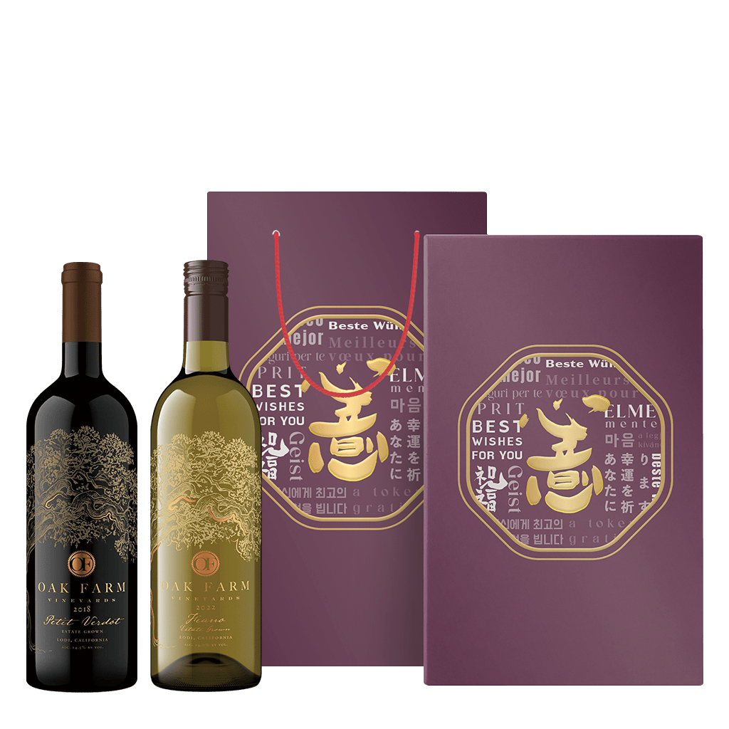 美國 橡樹園 橡園佳釀紅白禮盒 || Oak Farm Vineyard Limited Gift Set