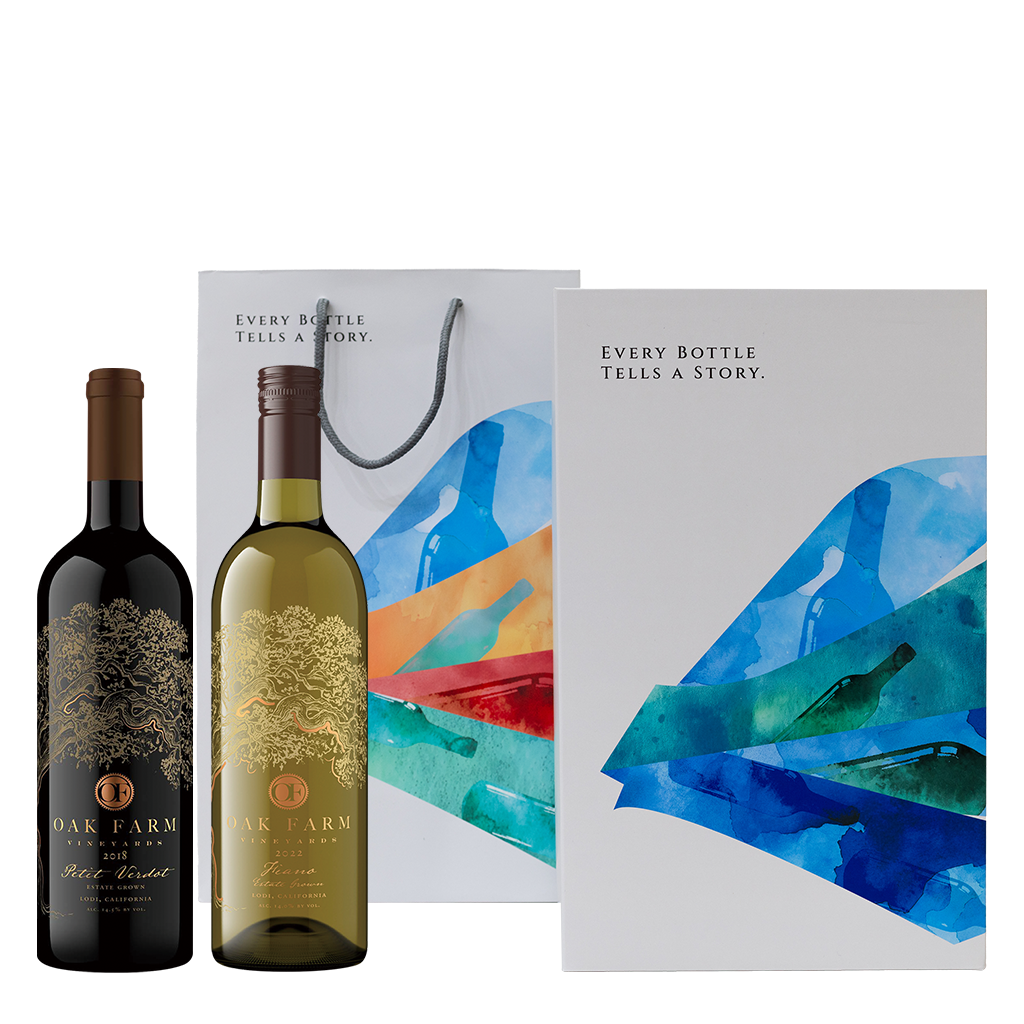 美國 橡樹園 橡園佳釀紅白禮盒 || Oak Farm Vineyard Limited Gift Set