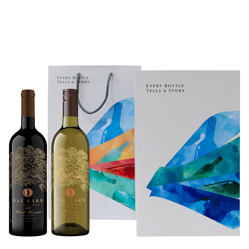 美國 橡樹園 橡園佳釀紅白禮盒 || Oak Farm Vineyard Limited Gift Set