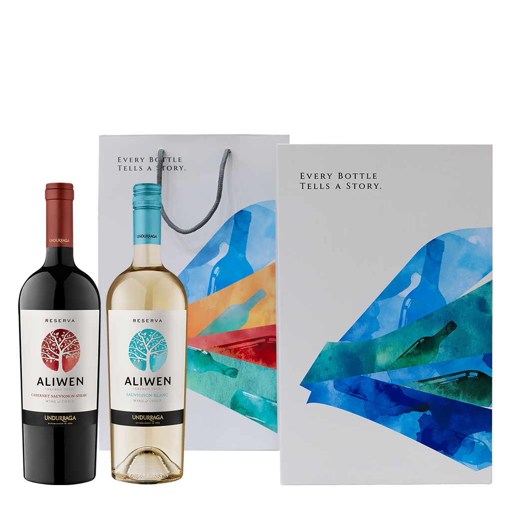 智利 恩圖拉堡 幸運陳釀禮盒 || Undurraga Aliwen Reserva Limited Gift Set