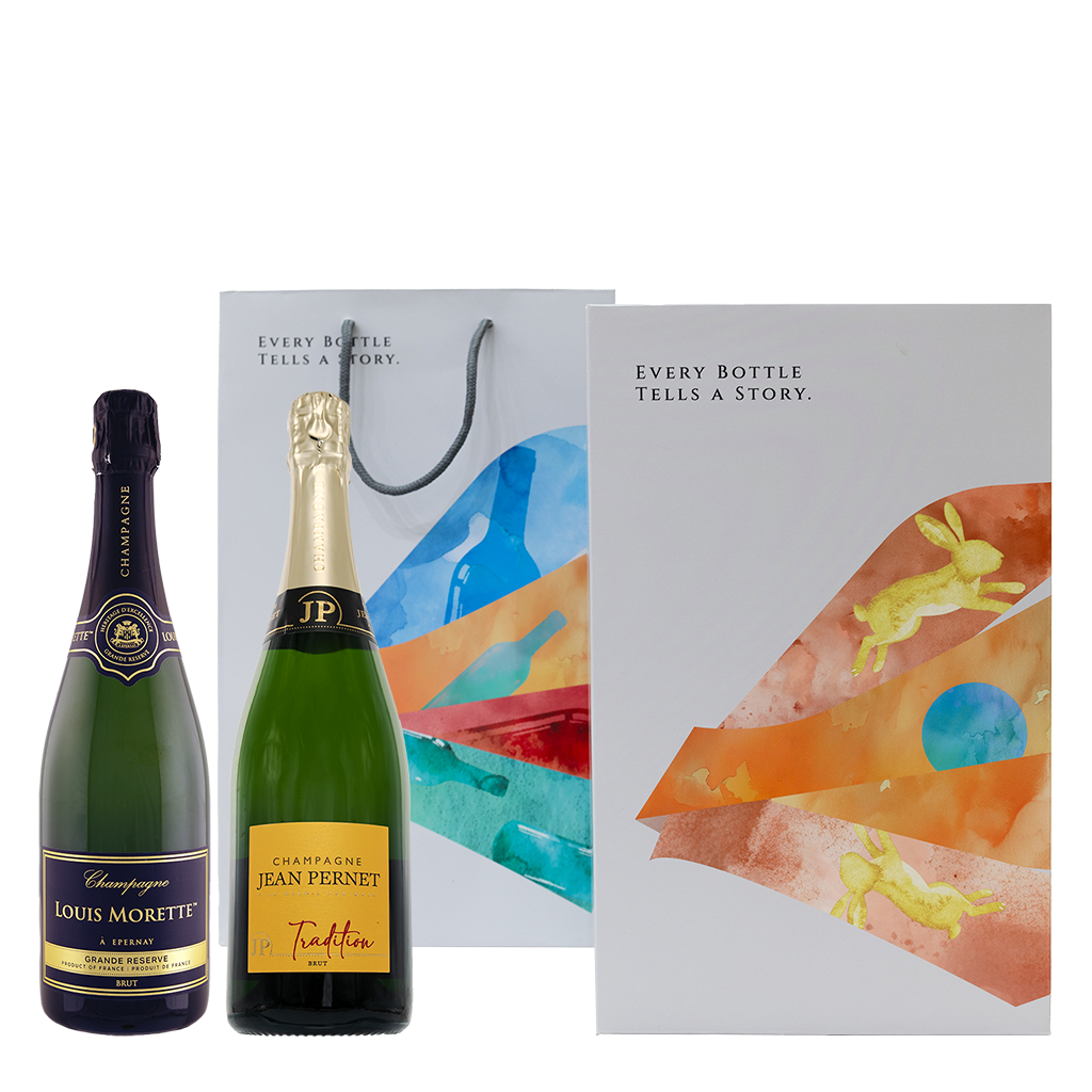 【中秋限定】團圓香檳禮盒 || Louis Morette + Jean Pernet Champagne 2026 Mid-Autumn Festival Limited Gift Set