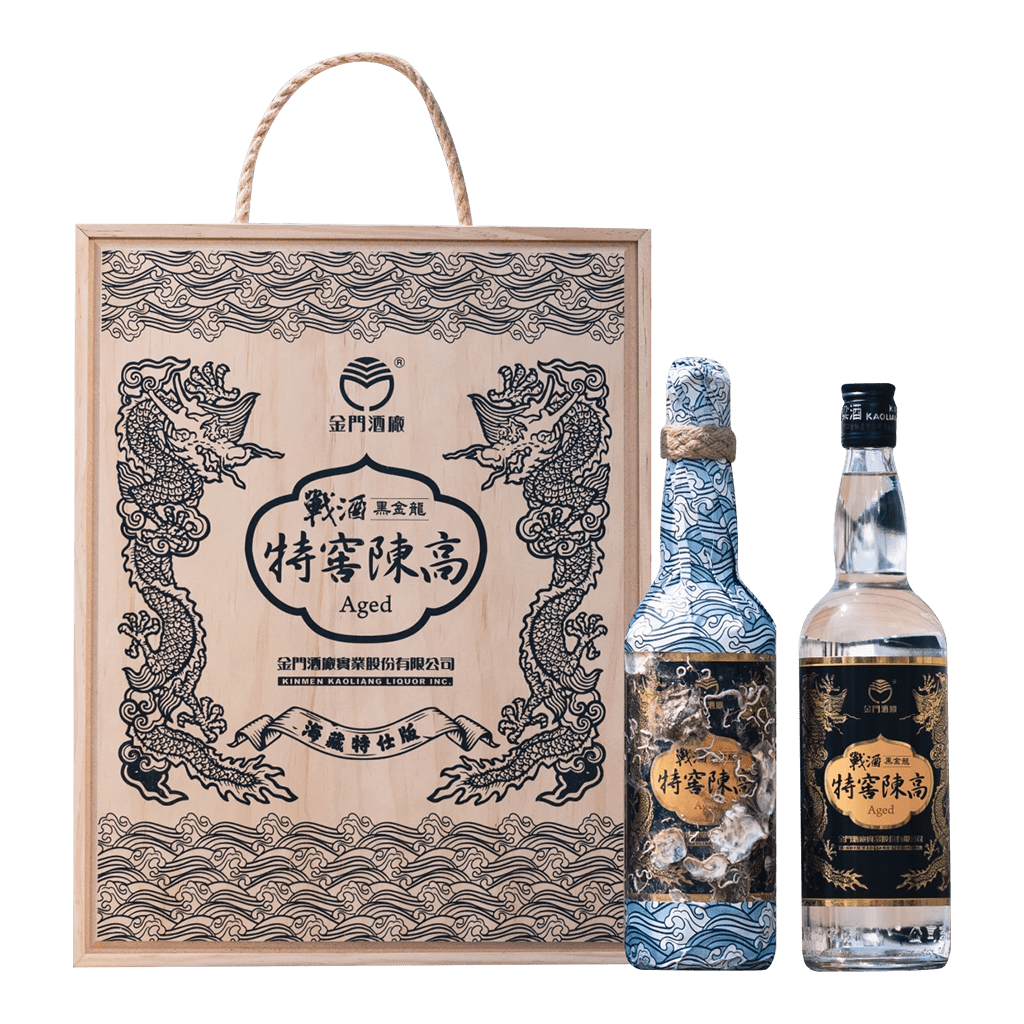 金門酒廠 戰酒黑金龍特窖陳高7年醇 海藏特仕版 || Kinmen Kaoliang Liquor Aged 7Y Limited Edition
