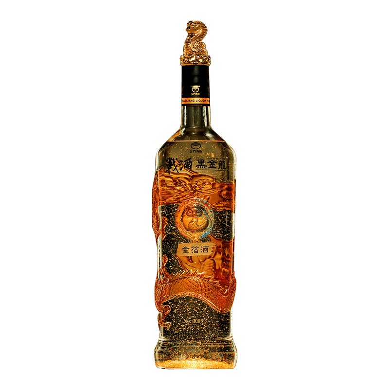 金門酒廠 戰酒黑金龍金箔酒 琥珀蟠龍 3.6L || Kinmen Kaoliang Liquor Year of the Snake Limited Edition 3.6L