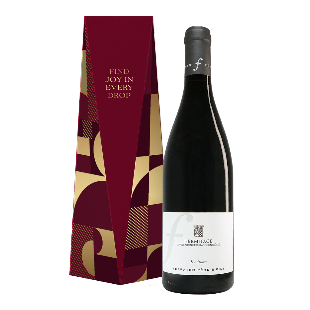 菲拉頓酒莊 艾米達吉米優紅酒禮盒 ||  Ferraton Père Et Fils Hermitage Les Miaux 2020 Gift Set
