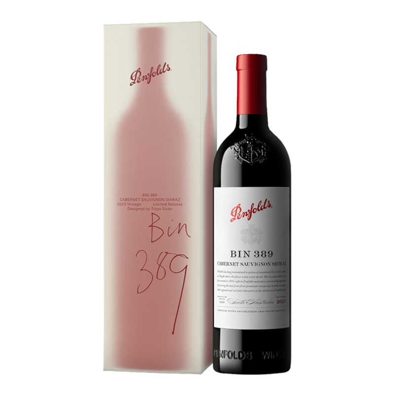 奔富 BIN 389 特洛伊希文聯名版 卡本內希哈紅酒 2023 || Penfolds Bin 389 by Troye Sivan Cabernet Shiraz 2023