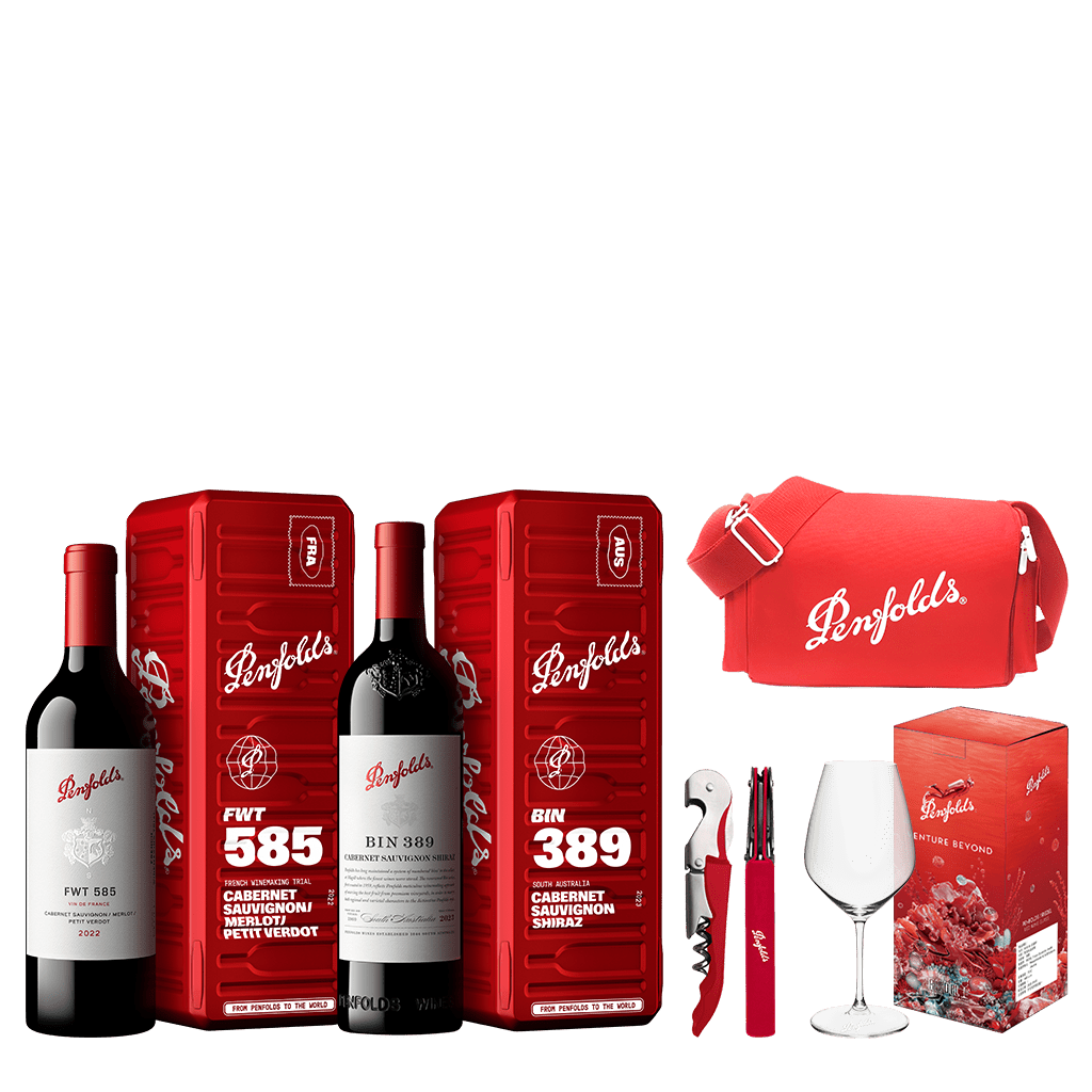 奔富 貨櫃禮盒3.0套組 || Penfolds to the World Gift Box Red Set