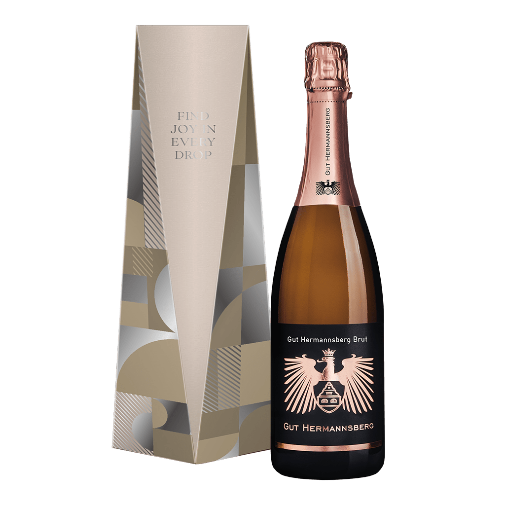 皇家之鷹 麗絲玲氣泡酒禮盒 || Gut Hermannsberg Sekt Brut 2019 Gift Set