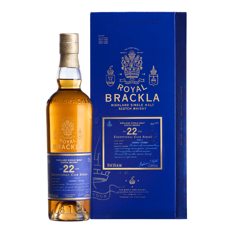 皇家柏克萊 傑出桶陳系列 22年 托卡伊貴腐甜酒桶原酒 || Royal Brackla 22Y Exceptional Cask Series Tokaji Cask