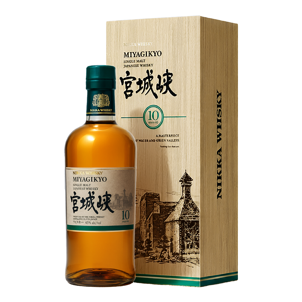 宮城峽 10年 單一麥芽威士忌 台灣精裝木盒限量版 || Nikka Miyagikyo 10Y Single Malt Whisky Limited Package