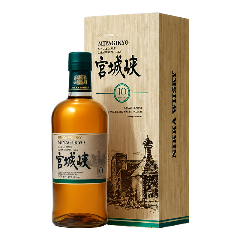 宮城峽 10年 單一麥芽威士忌 台灣精裝木盒限量版 || Nikka Miyagikyo 10Y Single Malt Whisky Limited Package