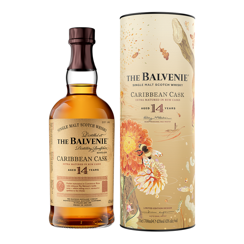 百富 14年 花時心藝限量設計款 || The Balvenie 14Y Caribbean Cask Limited Edition