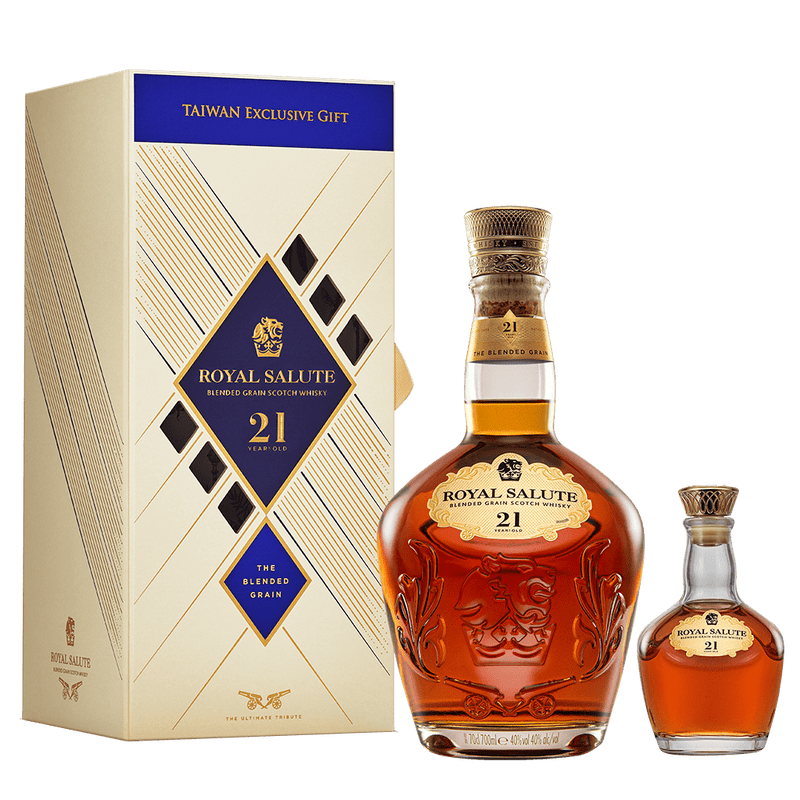 皇家禮炮21年 王者之鑽 2026迷你酒年節禮盒 || Royal Salute 21Y Blended Grain Scotch Whisky with Mini Size Gift Box