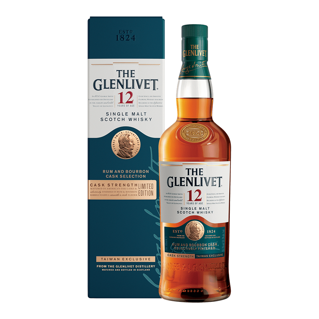 格蘭利威 12年首席三桶 原酒限定版 || Glenlivet 12Y Rum & Bourbon Cask Selection Cask Strength Limited Edition