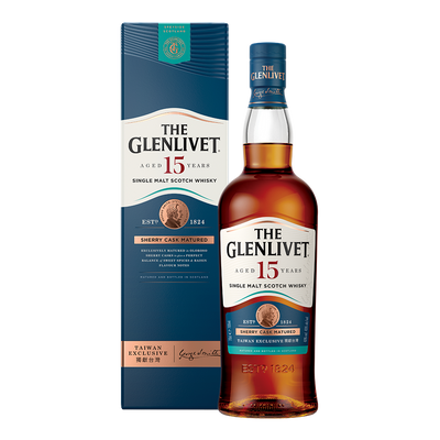格蘭利威 15年雪莉桶 || Glenlivet 15Y Sherry Cask Matured Single Malt Scotch Whisky
