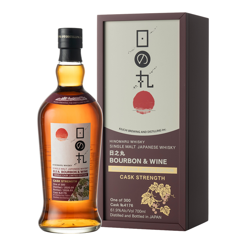 日之丸 極選雙重奏單桶原酒 波本桶&紅酒桶 || Hinomaru Bourbon & Wine Single Cask Limited Edition
