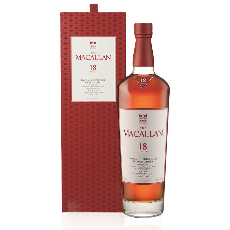 麥卡倫 18年雪莉桶 (2026年) || The Macallan Sherry Oak 18Y (2026)
