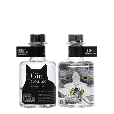貓迷倫敦琴酒 (200ml) || Geronimo London Dry Gin (200ml) 調烈酒 帕克伊斯釀酒廠