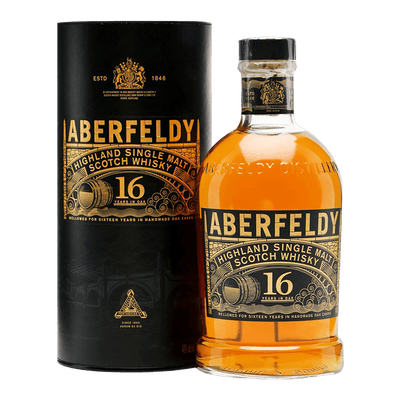 艾柏迪16年單一麥芽蘇格蘭威士忌 || ABERFELDY 16Y HIGHLAND SINGLE MALT SCOTCH WHISKY 威士忌 Aberfeldy 艾伯迪