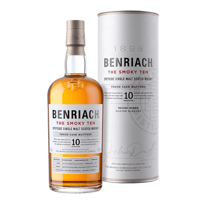 班瑞克１０年泥媒(新版白標) 單一麥芽蘇格蘭威士忌 || THE BENRIACH 10 YEARS PEATED SIN 威士忌 Benriach 班瑞克