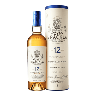 皇家柏克萊 12年單一麥芽蘇格蘭威士忌 || ROYAL BRACKLA 12 YEARS OLD HIGHLAND SINGLE MALT SCOTCH WHISKY (OLOROSO CASK) 威士忌 Royal Brackla皇家柏克萊