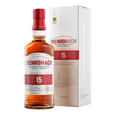 百樂門 15年 || Benromach 15Y Speyside Single Malt Scotch Whisky 威士忌 Benromach 百樂門