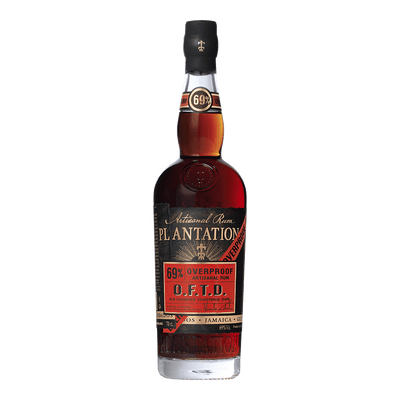 普雷森 OFTD紅標黑蘭姆酒 || Plantation OFTD Overproof Rum 調烈酒 Plantation Rum 普雷森